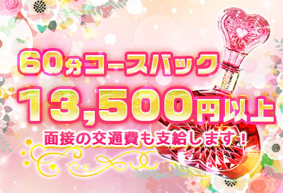 60分コースバック13,500円以上