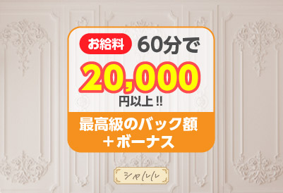 最高級のバック額＋ボーナス